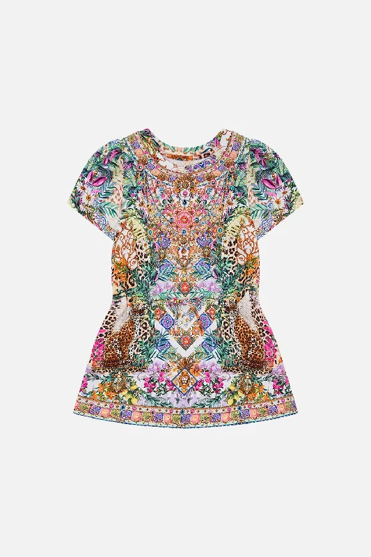 Discount Deals JERSEY TEE DRESS WITH ELASTICATED WAIST FLOWERS OF NEPTUNE