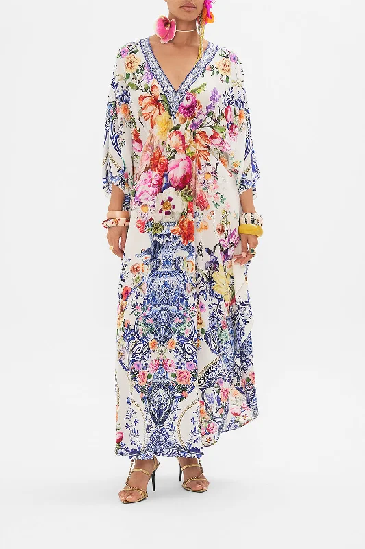 Flash Deals GATHERED WAIST KAFTAN DUTCH IS LIFE