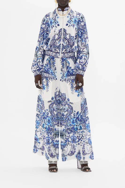 Take Advantage BOMBER JACKET WITH SHIRRED CUFF GLAZE AND GRAZE
