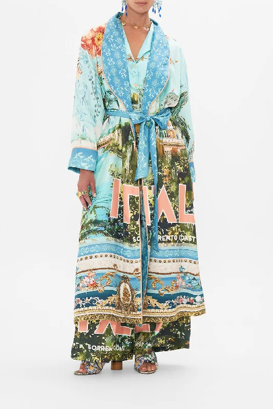 Mega Sale LONG ROBE WITH TIE FROM SORRENTO WITH LOVE