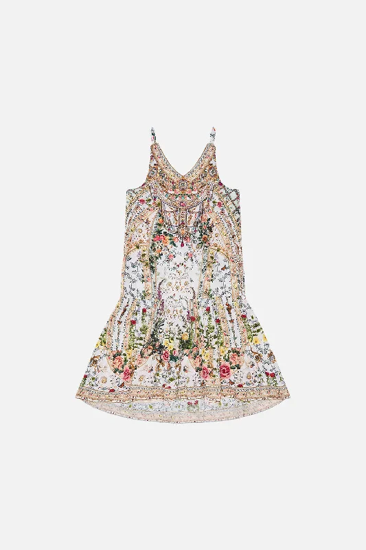 Super Bargain KIDS TIERED DRESS WITH BOWS 12-14 RENAISSANCE ROMANCE