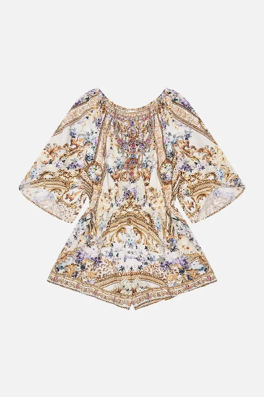 Fantastic Offers KIDS 3/4 FLARE SLEEVE PLAYSUIT 12-14 PALAZZO PLAY DATE