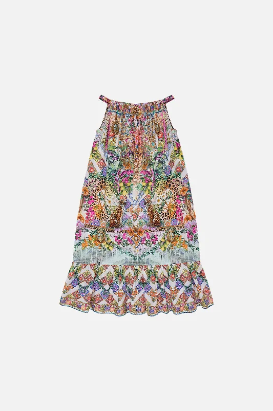Extra Savings KIDS FRILL HEM DRESS 12-14 FLOWERS OF NEPTUNE