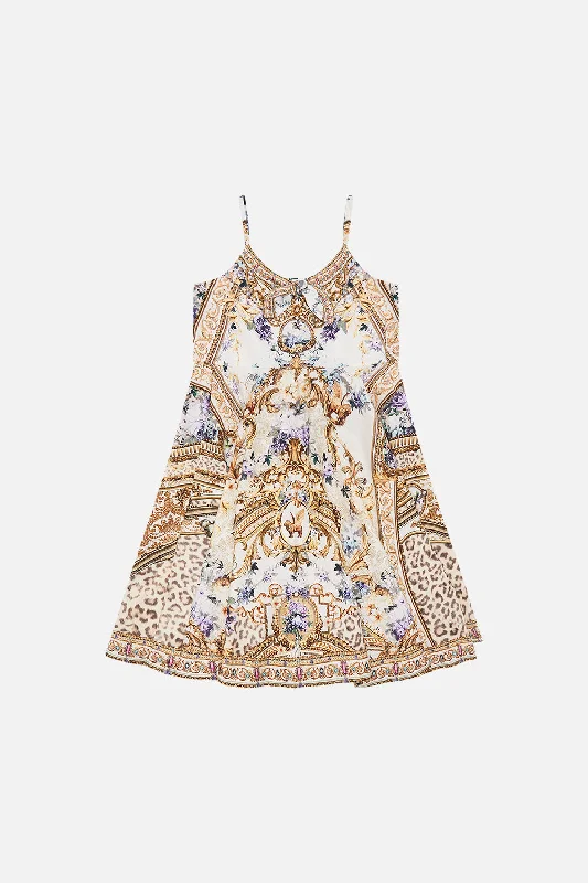 Final Markdown KIDS TIE FRONT SHORT DRESS 12-14 PALAZZO PLAY DATE