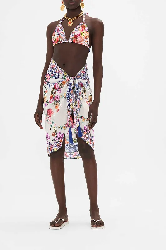 Exclusive Offers SHORT TASSEL SARONG DUTCH IS LIFE