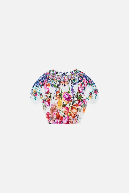 Unbeatable Prices GIRLS CROP WITH BABY LOCKED EDGES 4-10 DUTCH IS LIFE