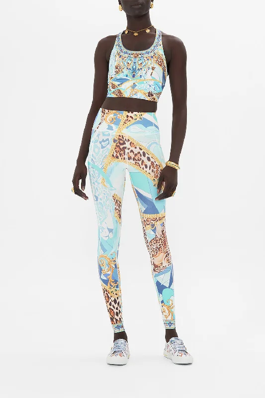 Overstock ACTIVE LEGGING WITH SIDE POCKET SKY CHEETAH