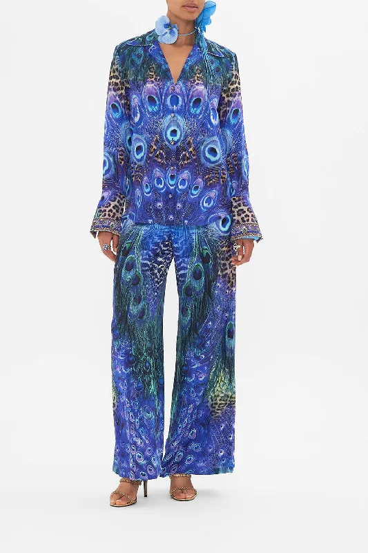 Special Savings PYJAMA SHIRT PEACOCK ROCK