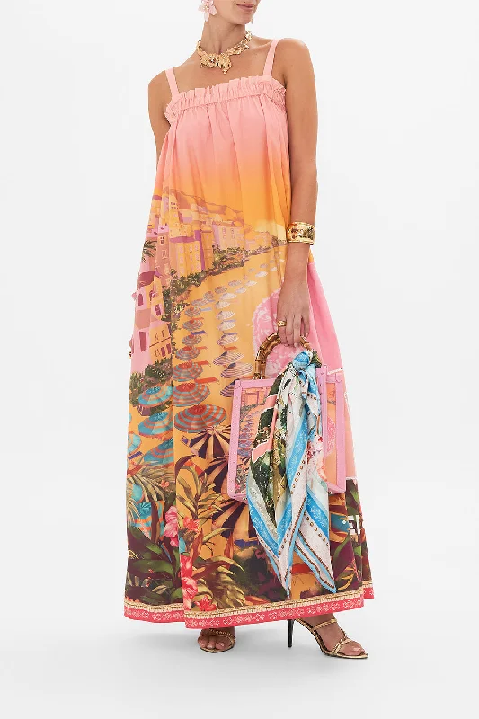 Markdown Madness WIDE STRAP SUNDRESS CAPRI ME