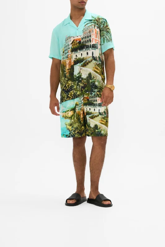 Weekend Flash Sale BAGGY MID LENGTH WALK SHORT FROM SORRENTO WITH LOVE