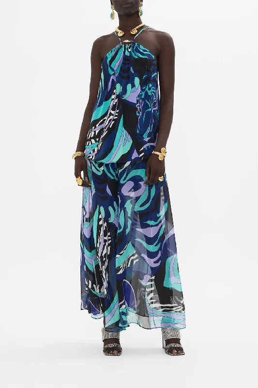 Hurry In HALTER TOP WITH HARDWARE VIVIDLY VENICE