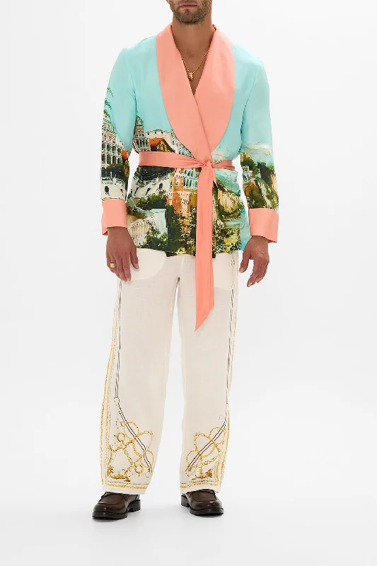 Season Finale Sale MEN'S ROBE JACKET FROM SORRENTO WITH LOVE