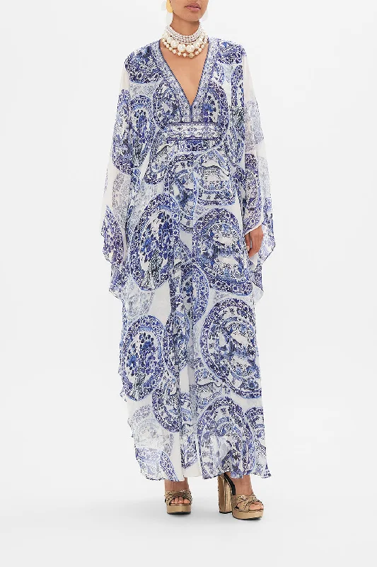 TIME-Limited Offer LONG KAFTAN WITH WAIST DETAIL GLAZE AND GRAZE