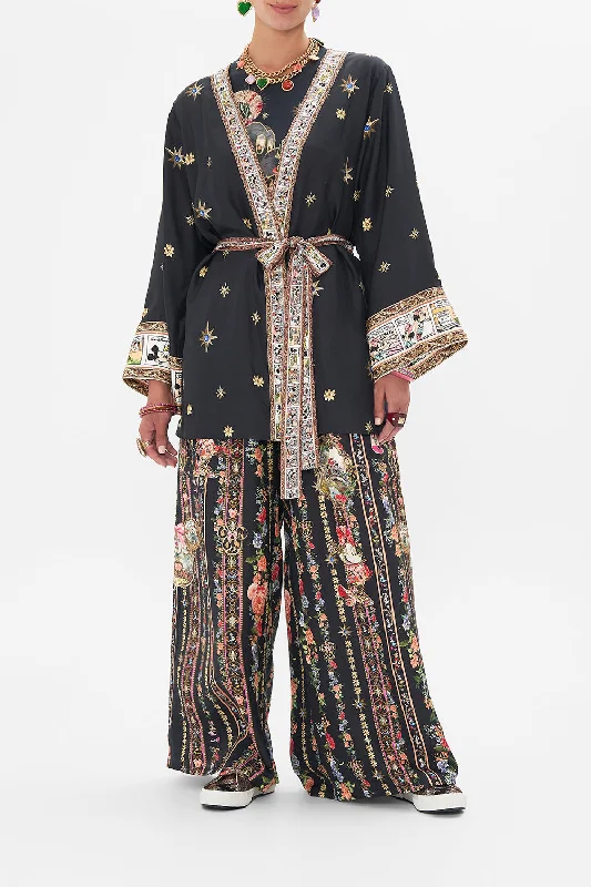 Savings Spectacular SHORT KIMONO WRAP MIDNIGHT AT MINNIES