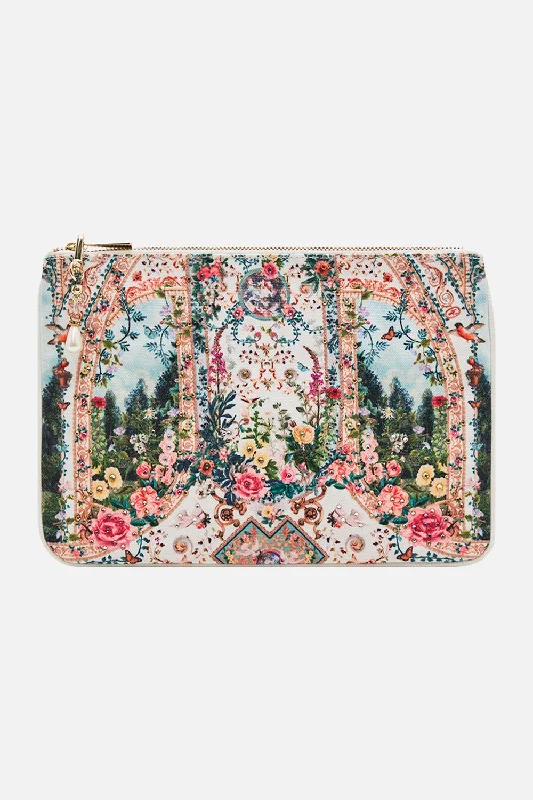 Weekend Special SMALL CANVAS CLUTCH RENAISSANCE ROMANCE