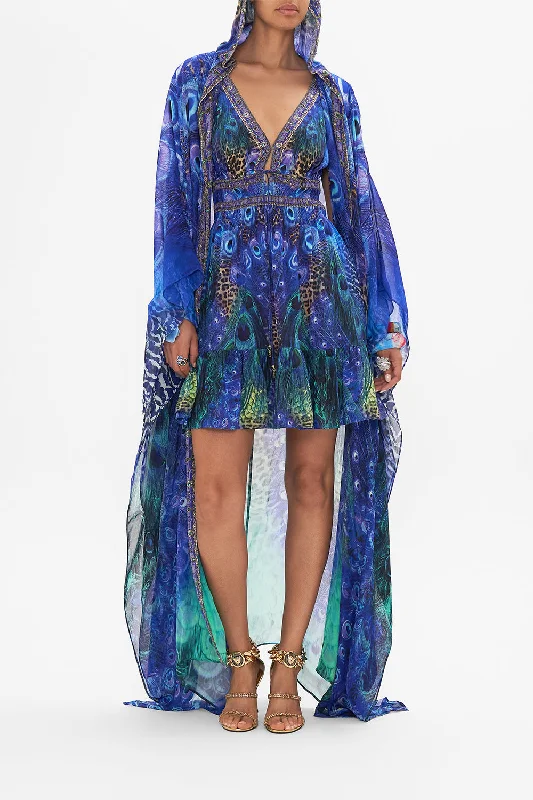 Today's Special OVERSIZED ROBE PEACOCK ROCK