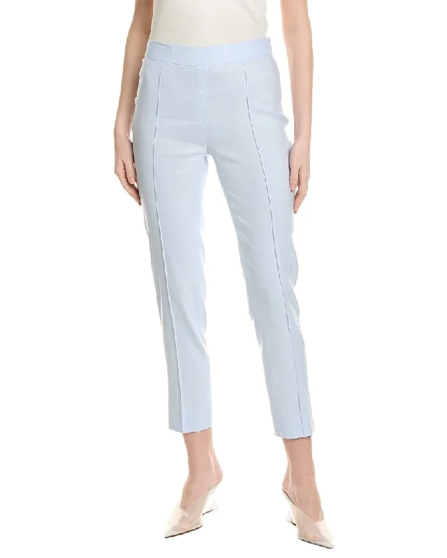 BCBGMAXAZRIA Linen-Blend Pant