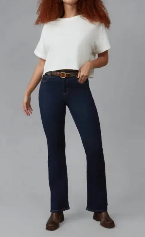 Deal of the Week Billie High Rise Boot Cut Jean In Dark Rinse
