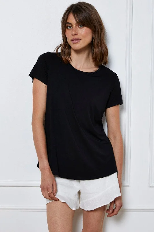 Best Bargains Black T Shirt Short Sleeve
