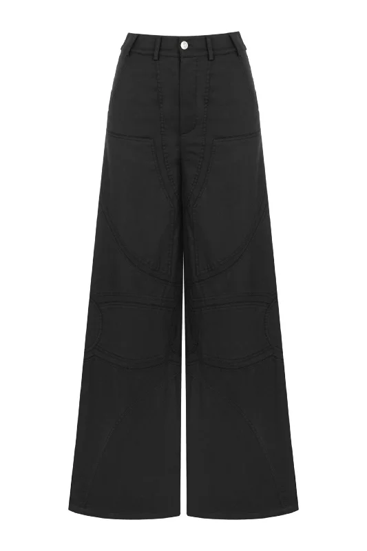 Massive Deals Contrast Top Stitching Pants
