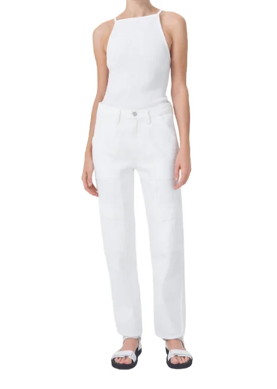 Can't Miss Cooper Cargo Jeans In Milkshake