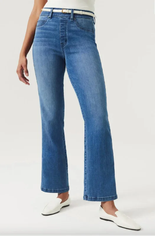 Today’s Deal Crop Kick Flare Jeans In Vintage Indigo