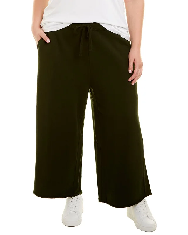 Overstock EILEEN FISHER Plus French Terry Wide Leg