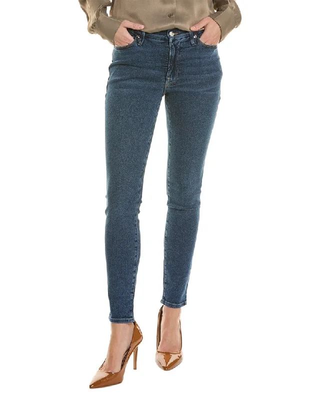 Low Prices GOOD AMERICAN Good Legs Blue Low-Rise Skinny Jean