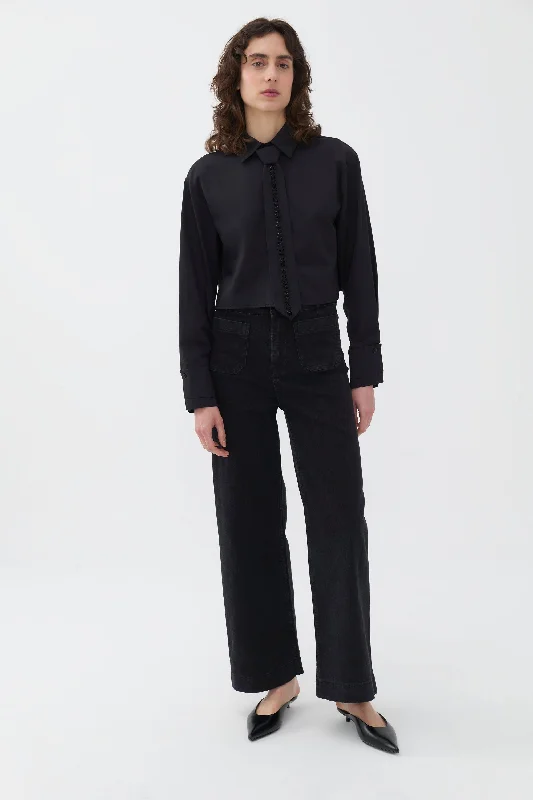 Big Discounts High Waisted Wide Leg Jeans