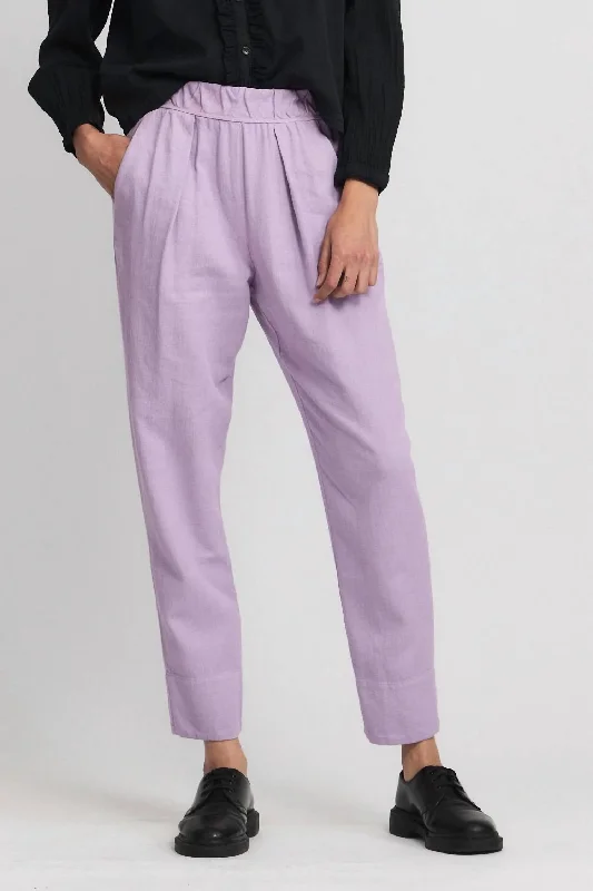 Today’s Deal Linen Easy Pant In Lavender