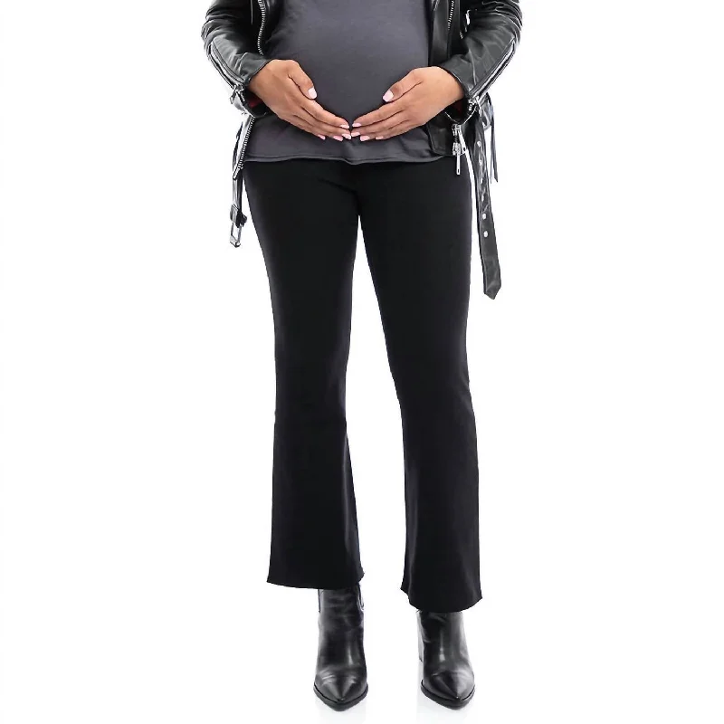 Crazy Savings Maternity 27'' Demi Boot With Bellyband Jeans In Black