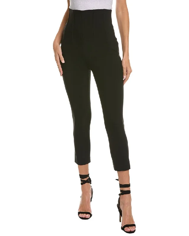 Final Sale Michael Kors Stretch Pebble Crepe Toreador Wool-Blend Pant