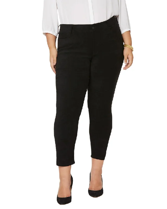 Lowest Price NYDJ Plus Alina Ankle Black Legging Jean