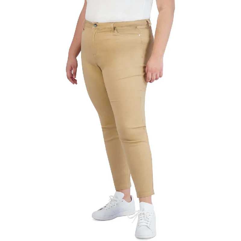 Mega Sale Plus Womens Pocket High-Waist Skinny Jeans