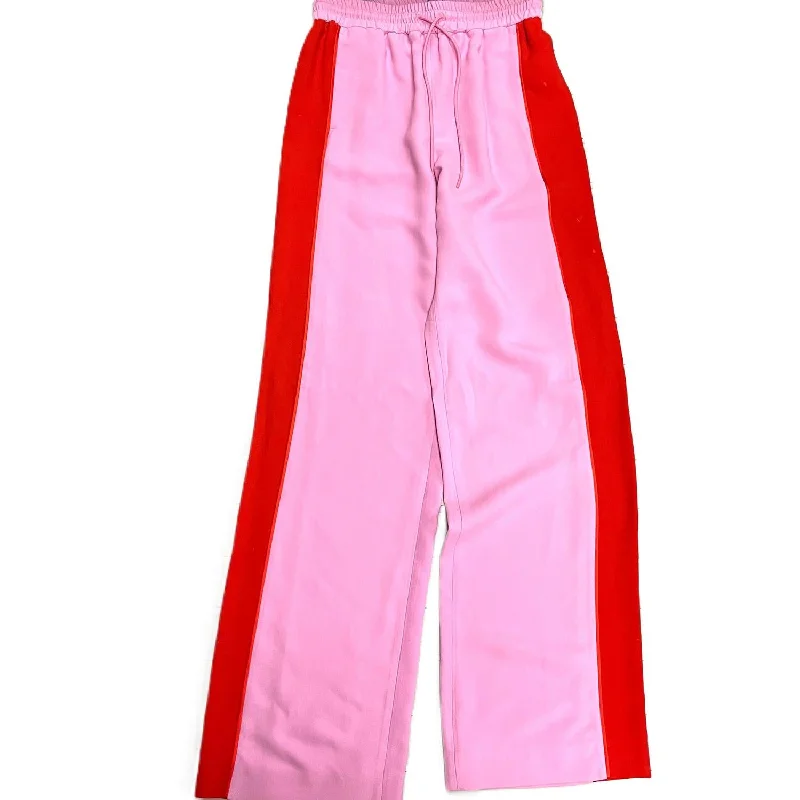Stock Clearance Pre-Loved Women's Luxury Designer Pants In Pink & Red