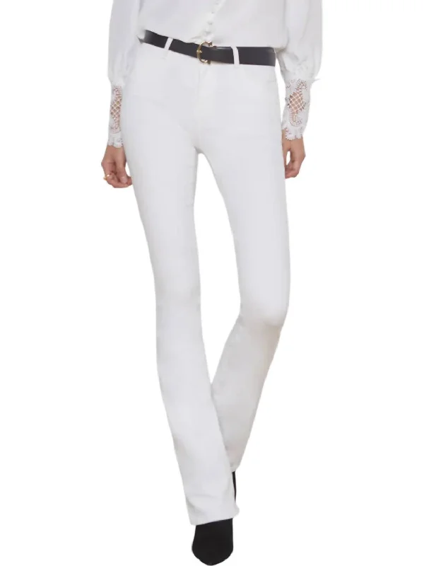 Season Finale Sale Selma Sleek Baby Boot Jeans In Blanc