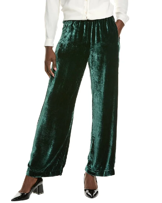 Velvet by Graham & Spencer Velvet Silk-Blend Pant