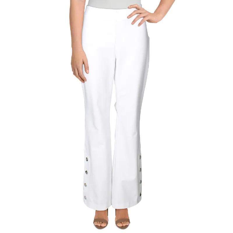 New Markdowns Womens Mid-Rise Pull On Bootcut Pants