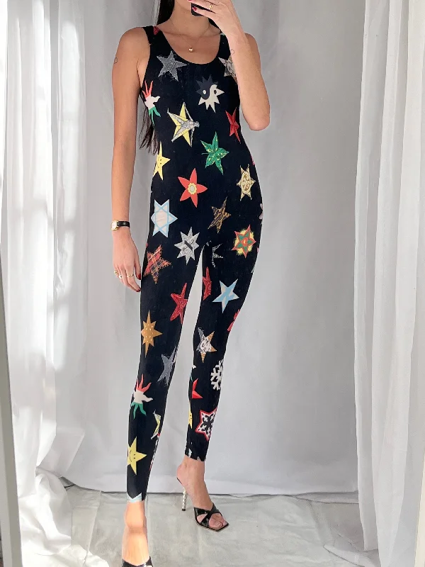 Deal Zone 90S MOSCHINO PRINTED CATSUIT
