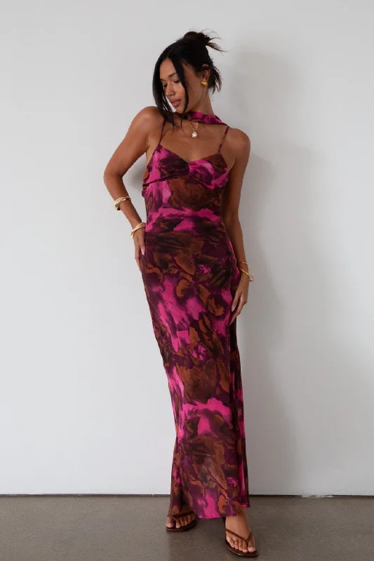 Unbeatable Prices Autumn Plum Maxi Dress