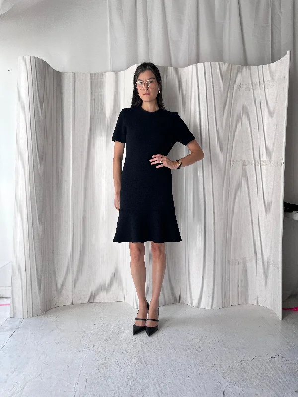 Major Savings Balenciaga Silk Blend Ruffle Dress