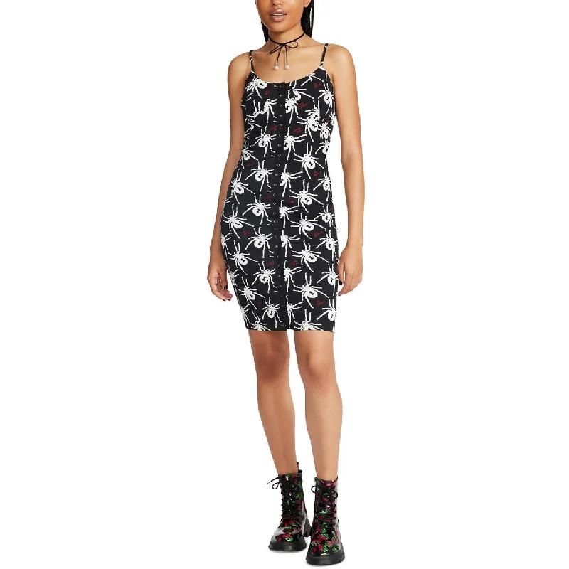 Buy More, Save More Betsey Johnson Womens Knit Printed Slip Dress