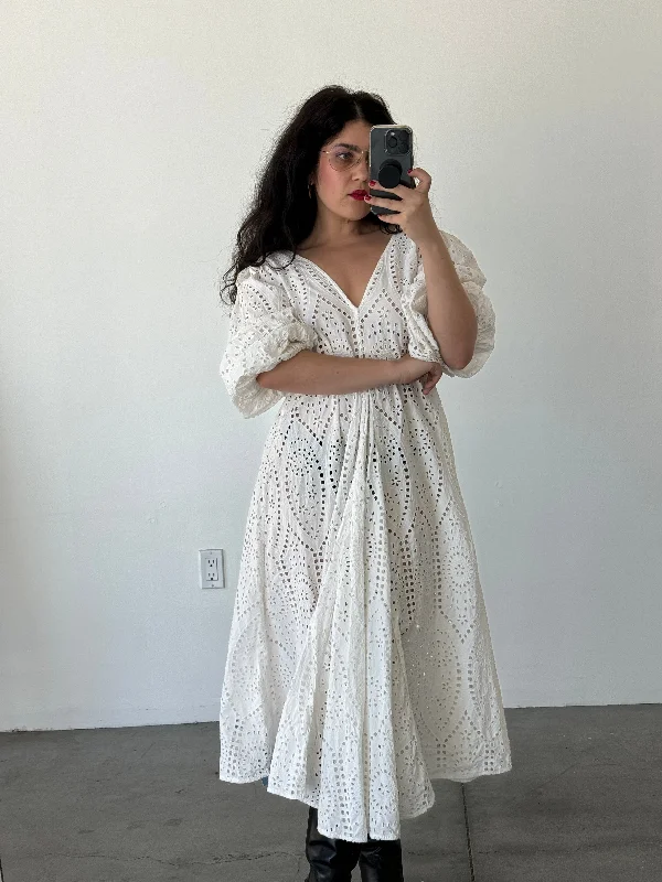 Season Finale Sale Ganni Eyelet dress
