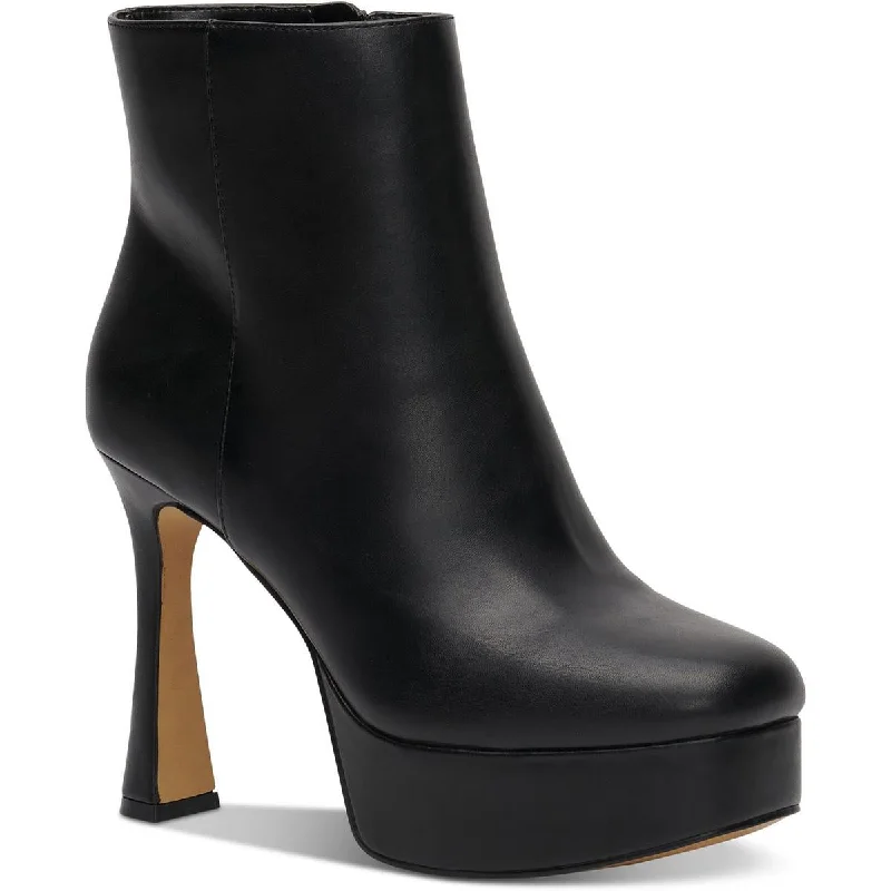 Closeout Sale INC Womens Alize Faux Leather Booties