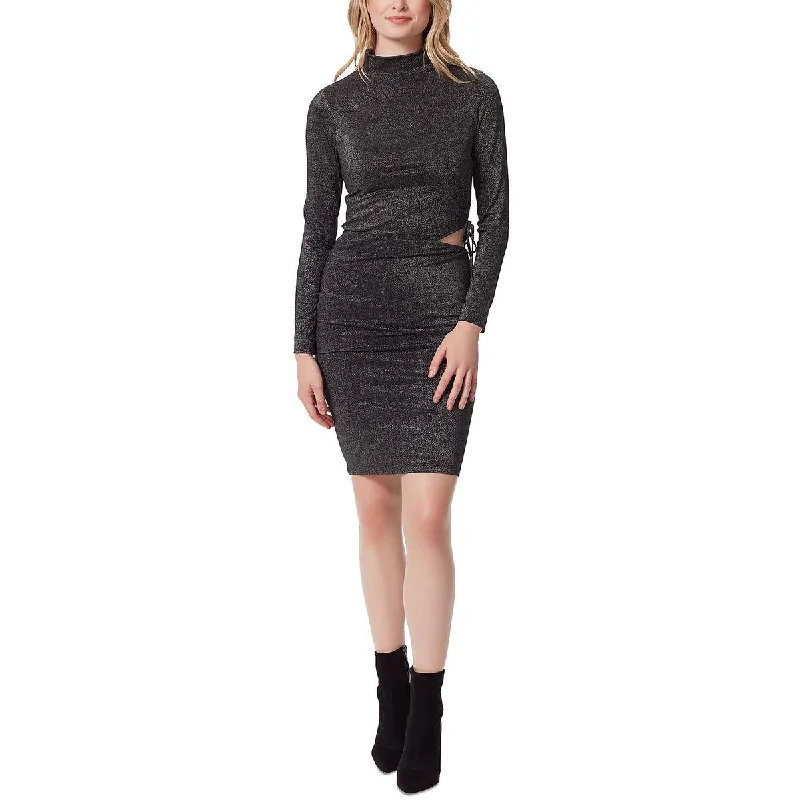 Midnight Sale Jessica Simpson Womens Shimmer Knee-Length Bodycon Dress