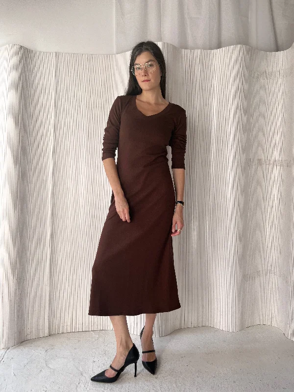 Customer Appreciation Sale Moda International brown cotton maxi dress