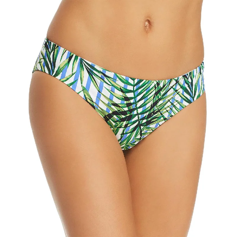 Deal of the Day Red Carter Womens Printed Bikini Swim Bottom Separates