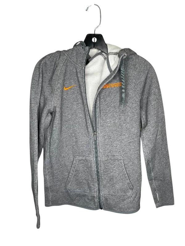 Best Bargains Athletic Jacket By Nike In Grey, Size: S