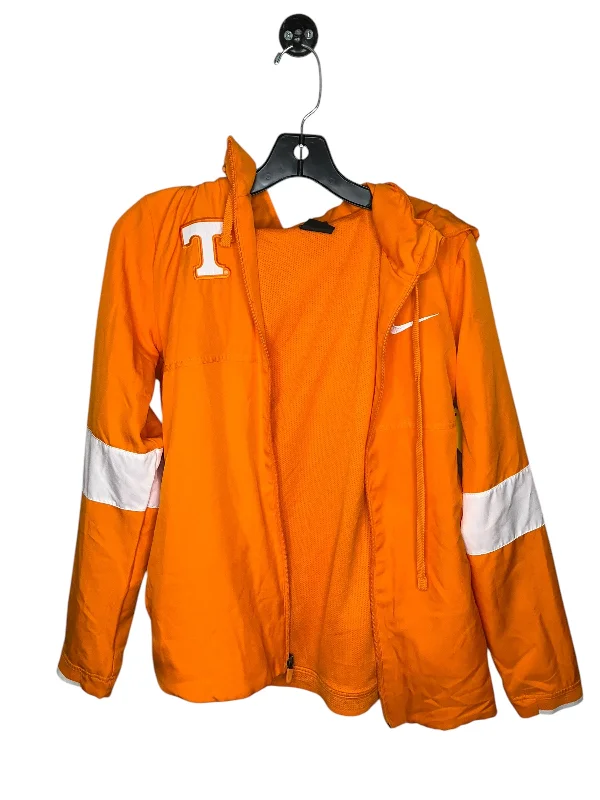 Buy Now Athletic Jacket By Nike In Orange, Size: S