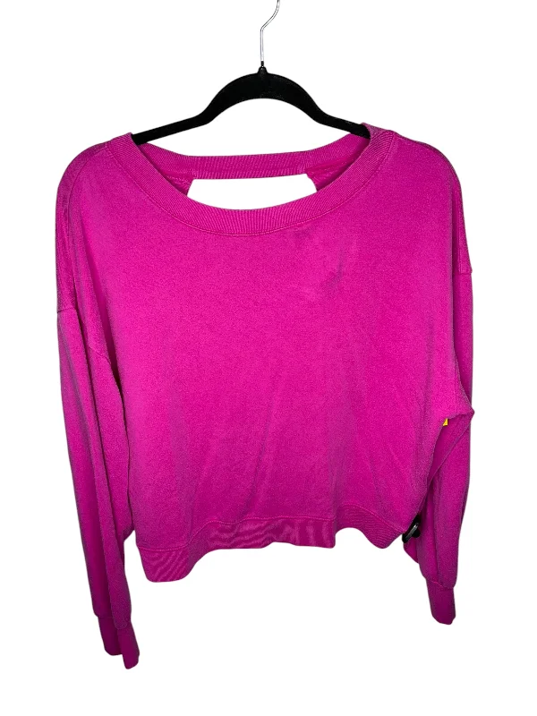 Referral Discount Athletic Sweatshirt Crewneck By Athleta In Purple, Size: M